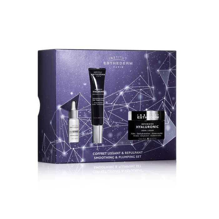 Coffret Hyaluronic creme + contour des yeux + mini serum age proteom