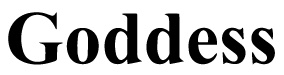 Goddess logo